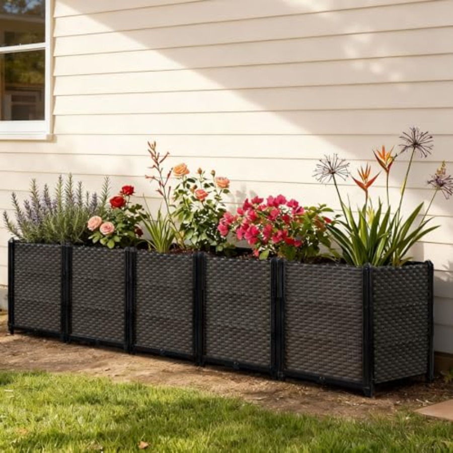 Self Watering Planter - Jardinera elevada de exterior con sistema