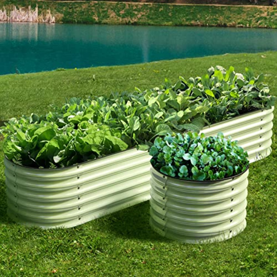 Raised Garden Bed - Jardines elevados modulares de acero galvanizado