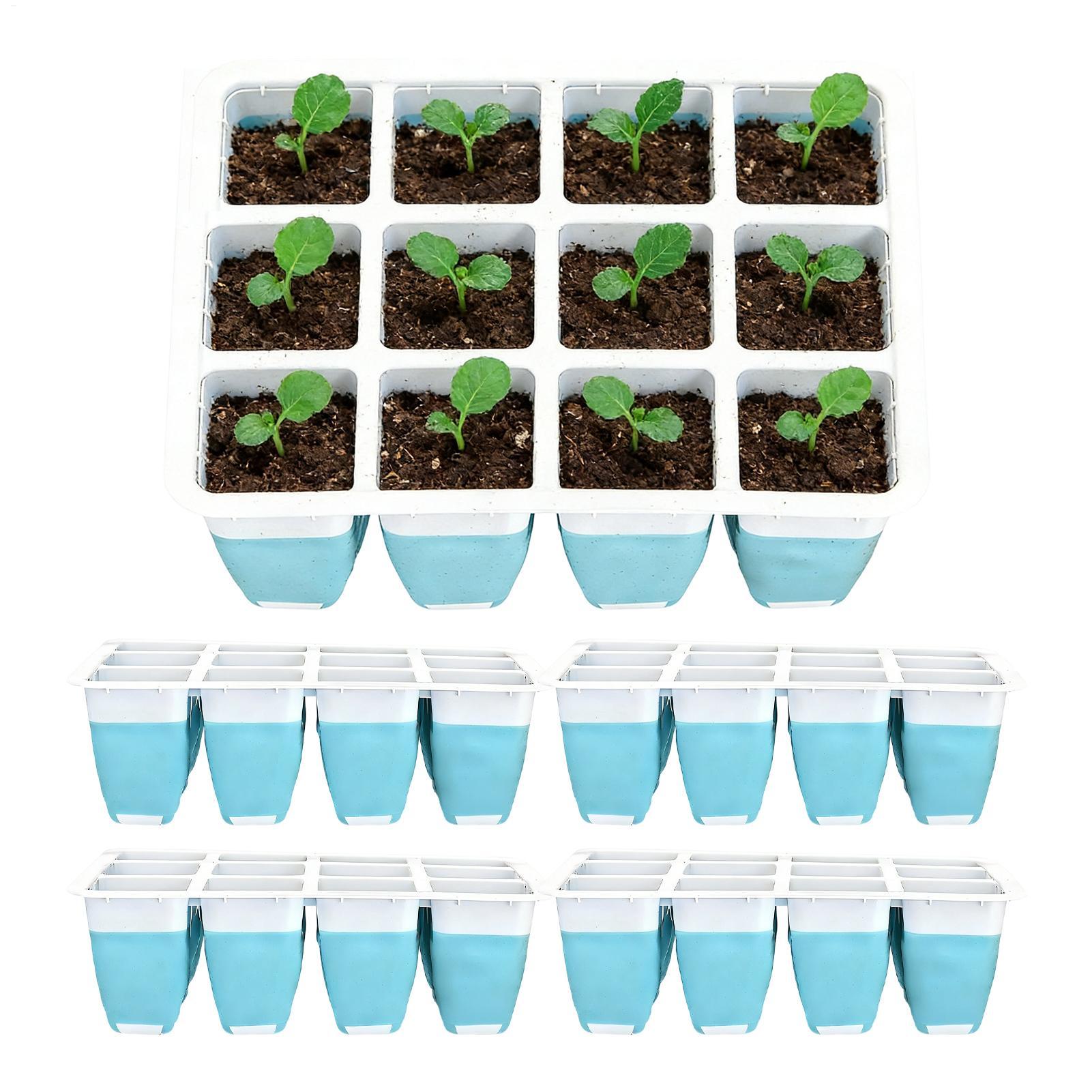 Seed Starter Tray - Paquete de 5 Bandejas de Silicona