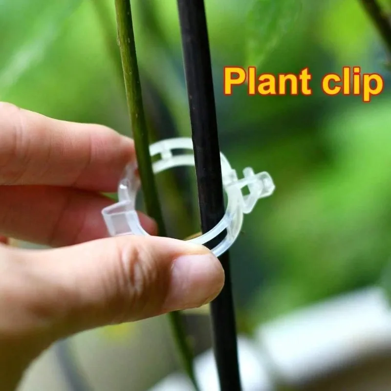 Grow Bag - 200 unidades/bolsa. Pinzas para plantas: pinzas