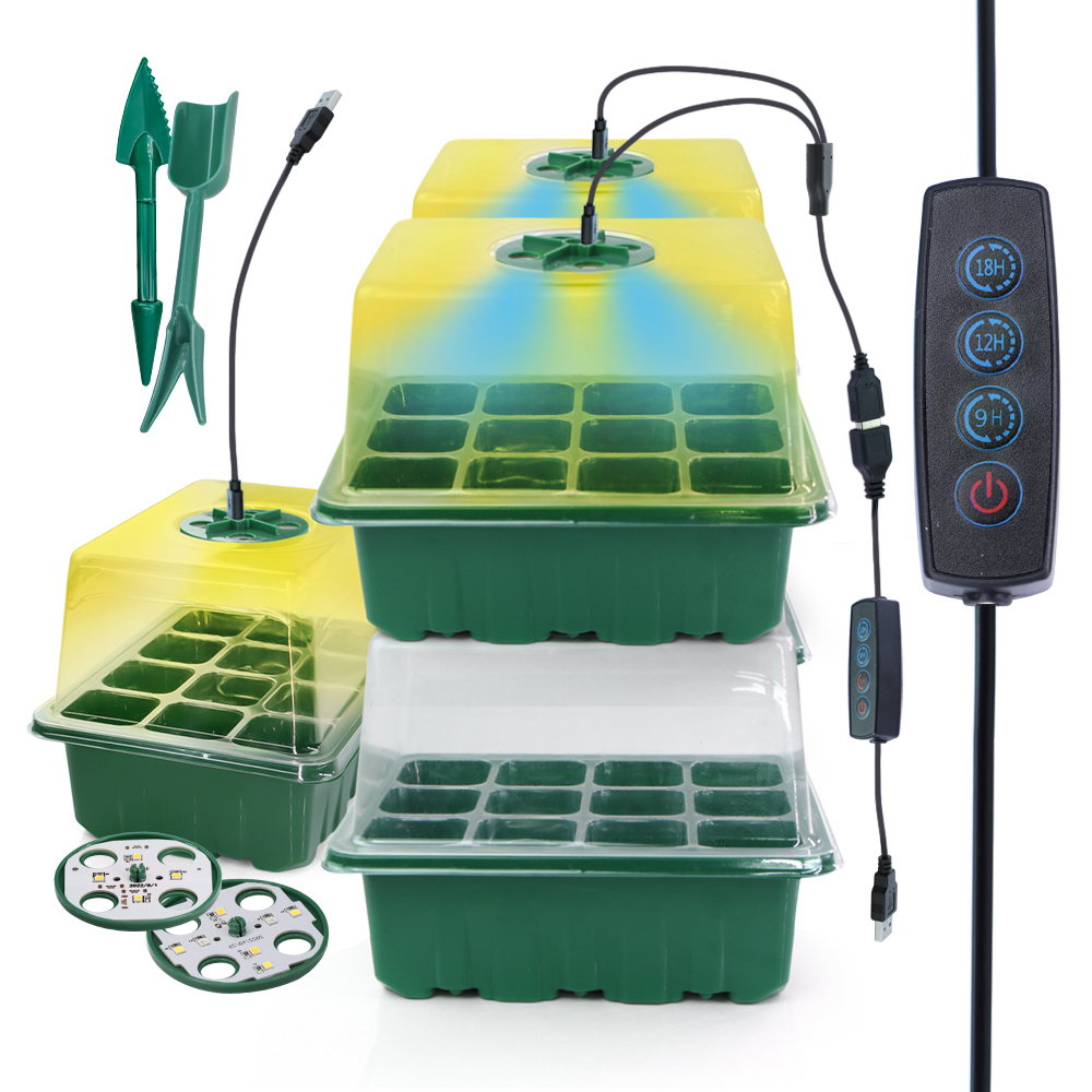 Seed Starter Tray - Macetas LED para vivero con luz
