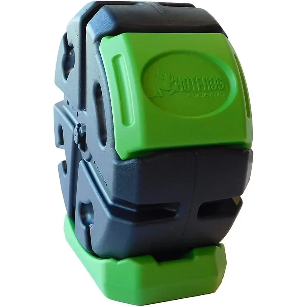 Compost Bin - Contenedor de compostaje giratorio para jardín,