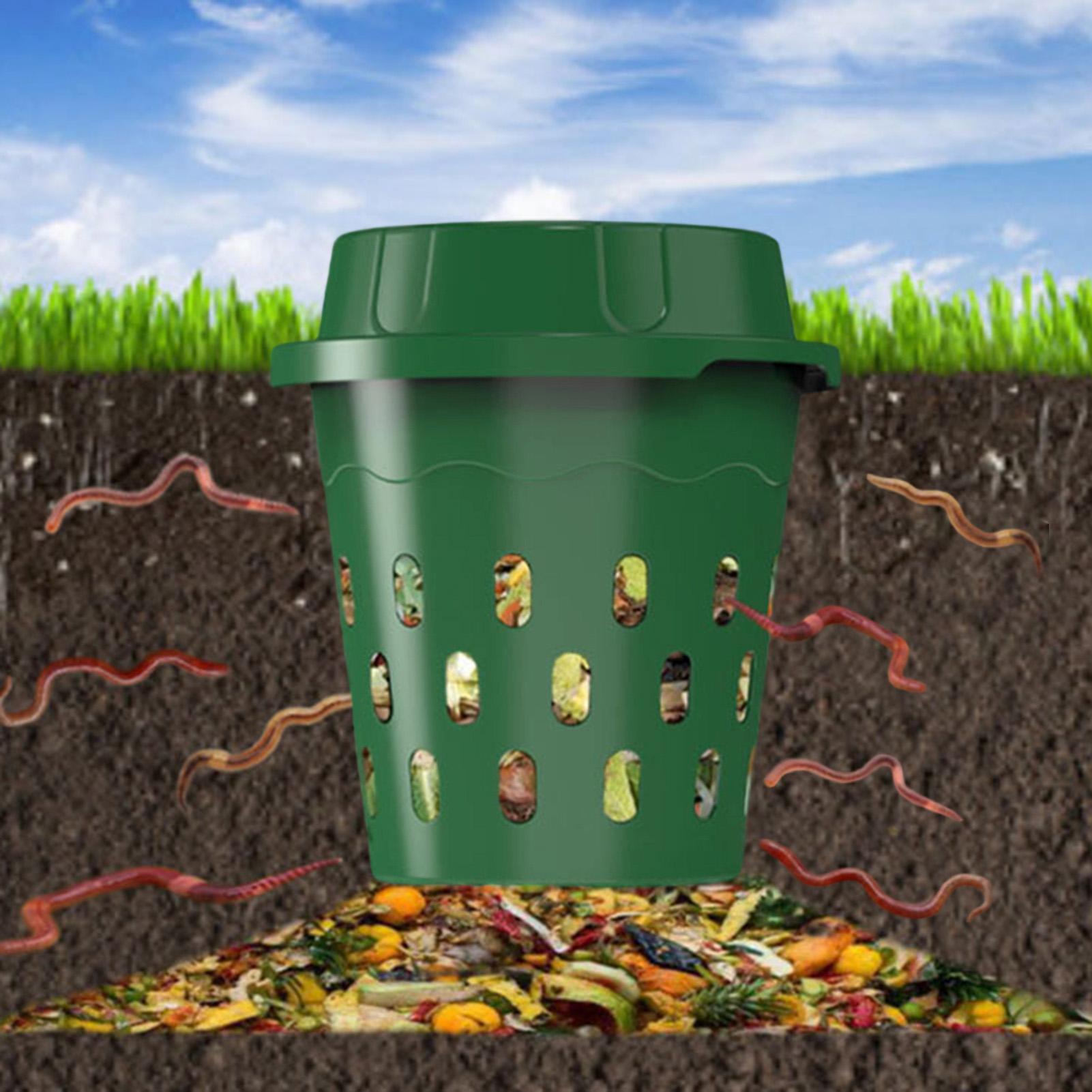 Compost Bin - Compostador de lombrices enterrado para producción