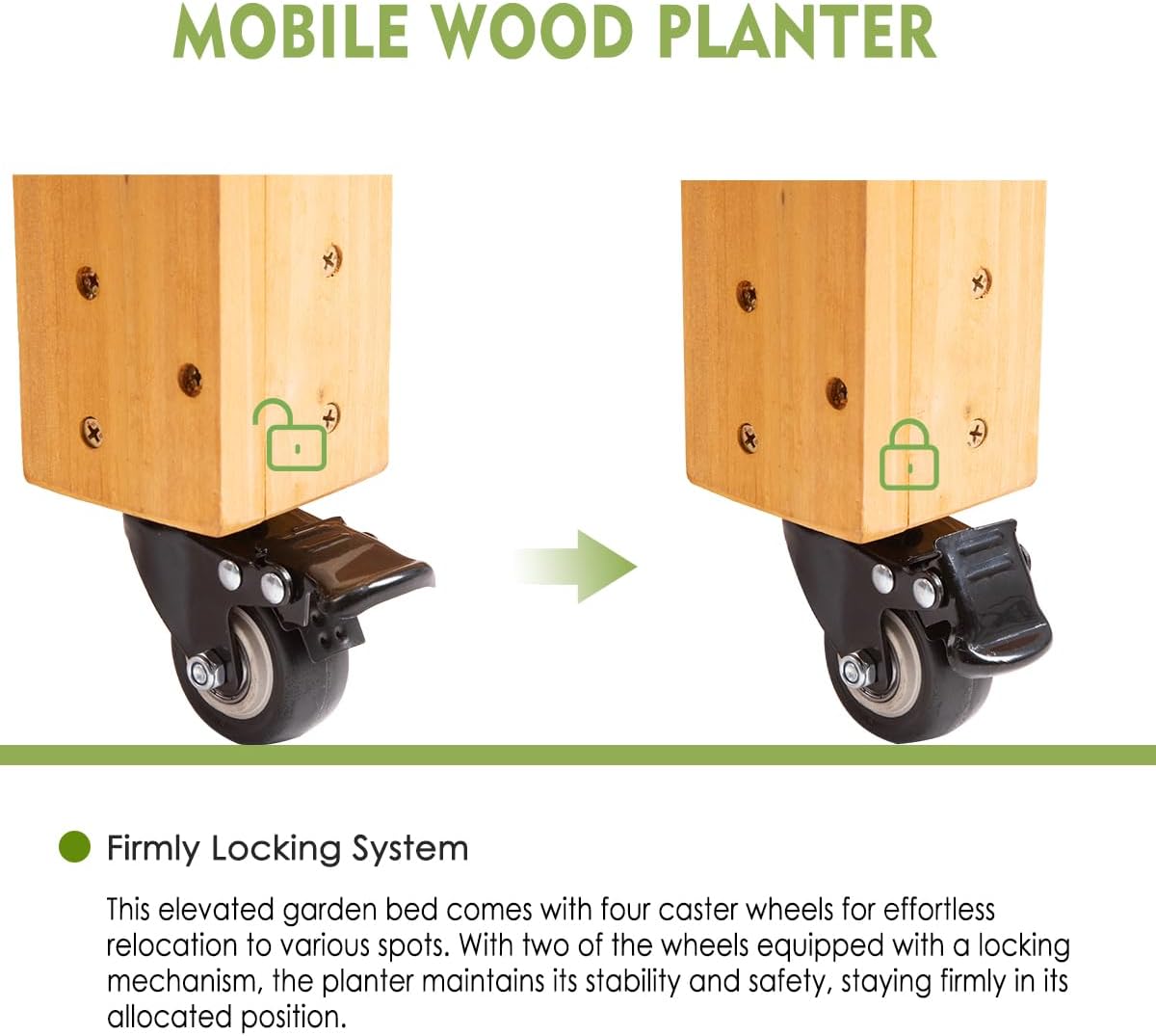 Jardinera Elevada Móvil de Mad - Raised Garden Bed reseña y precio