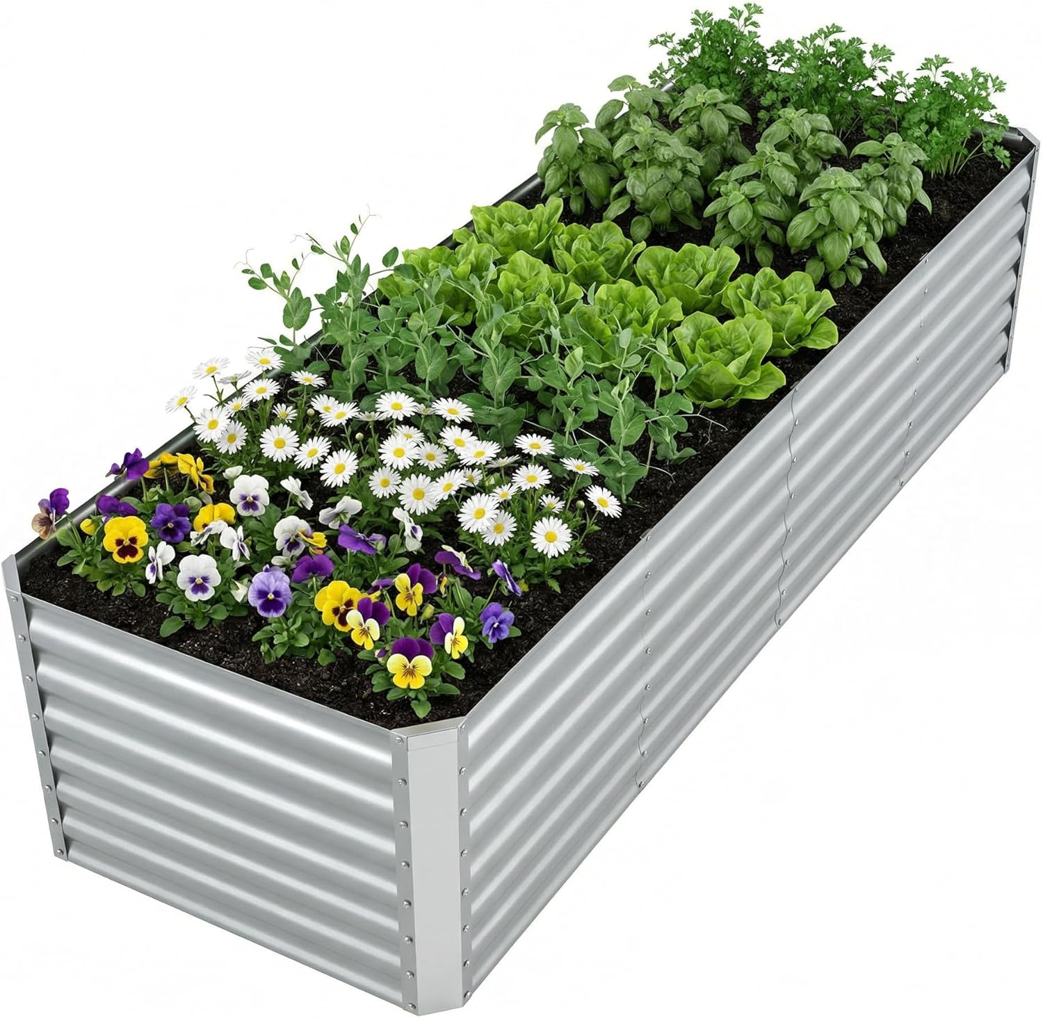 Jardinera Elevada Galvanizada  - Raised Garden Bed reseña y precio