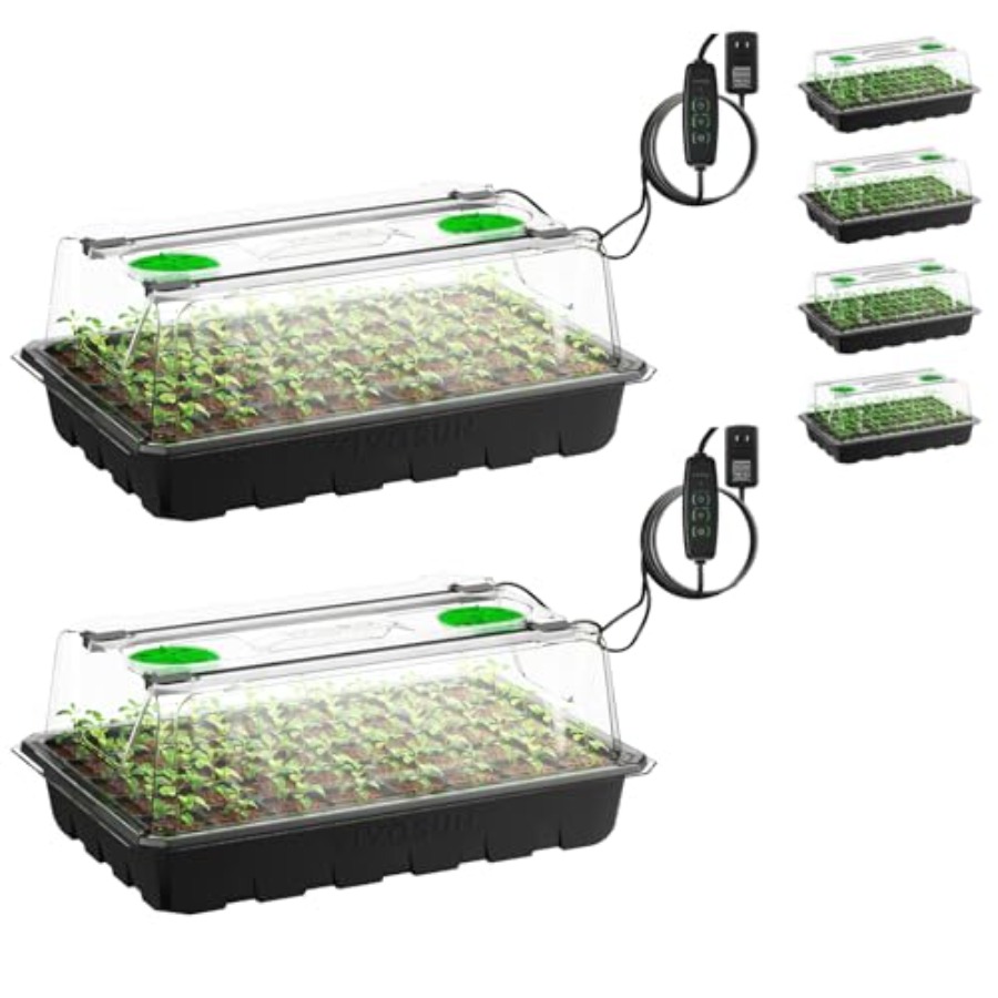 Paquete de 6 bandejas de germi - Seed Starter Tray reseña y precio