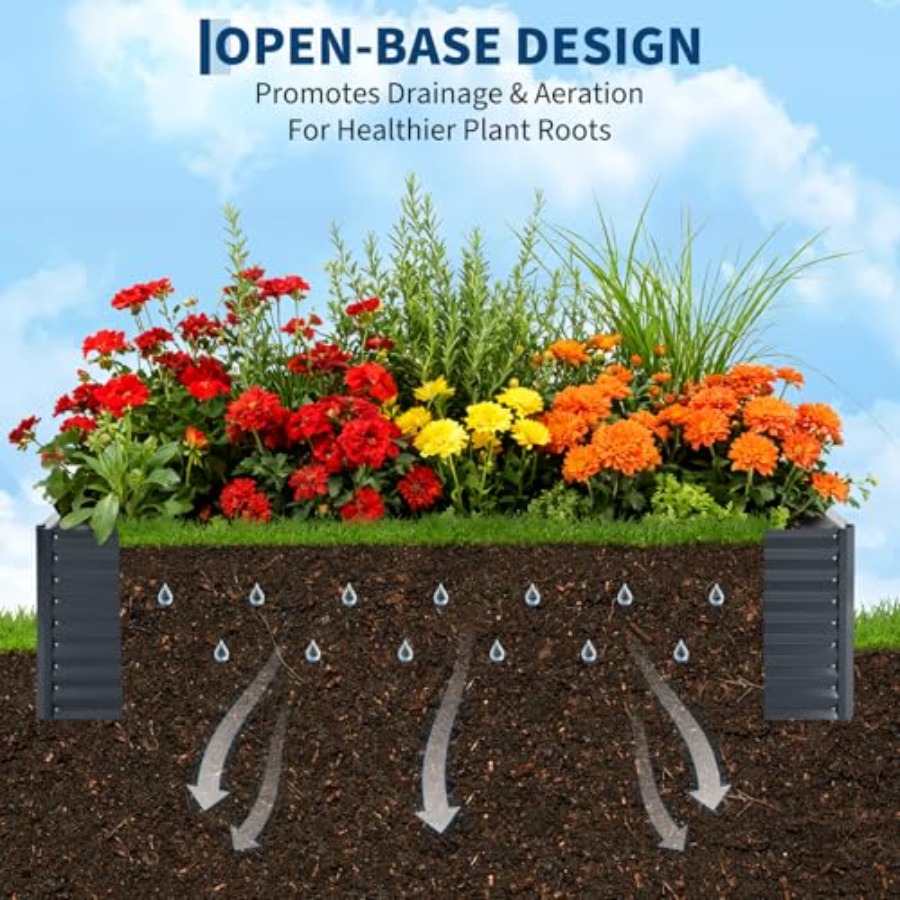 Jardinería de hortalizas al ai - Raised Garden Bed reseña y precio