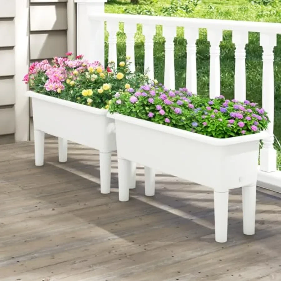 Juego de 2 jardineras elevadas - Self Watering Planter reseña y precio