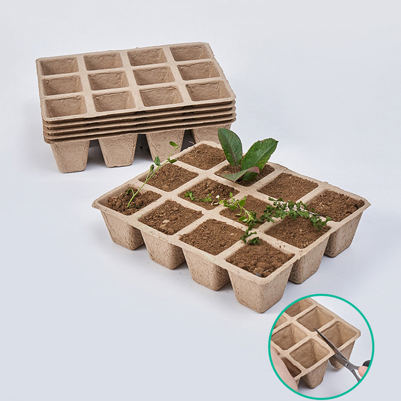 Bandeja Biodegradable de pulpa - Seed Starter Tray reseña y precio