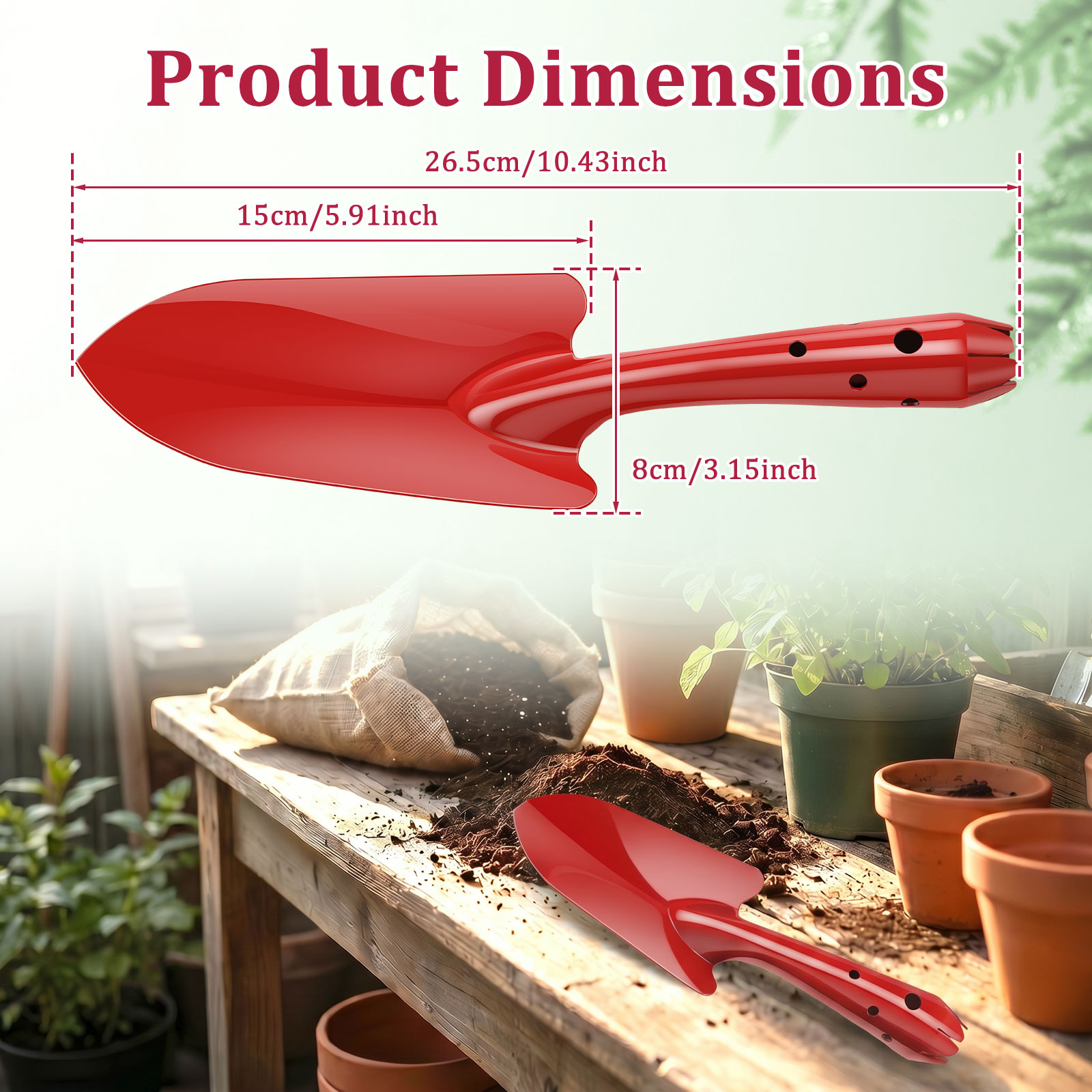 Pala de Jardín de Metal Resist - Trowel Garden Tools reseña y precio