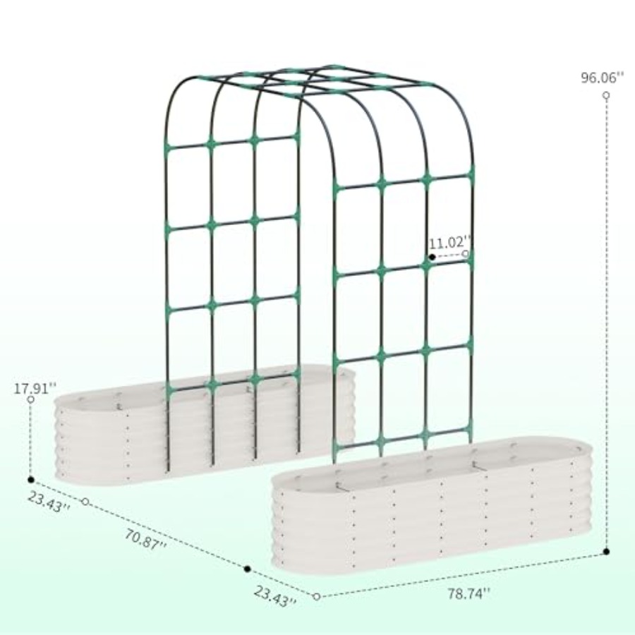 Jardinera Elevada Galvanizada  - Raised Garden Bed reseña y precio