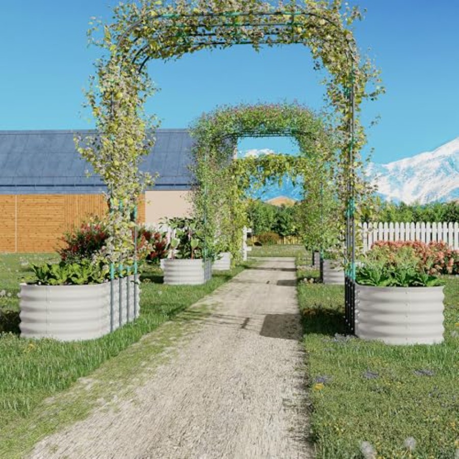 Jardinera Elevada Galvanizada  - Raised Garden Bed reseña y precio