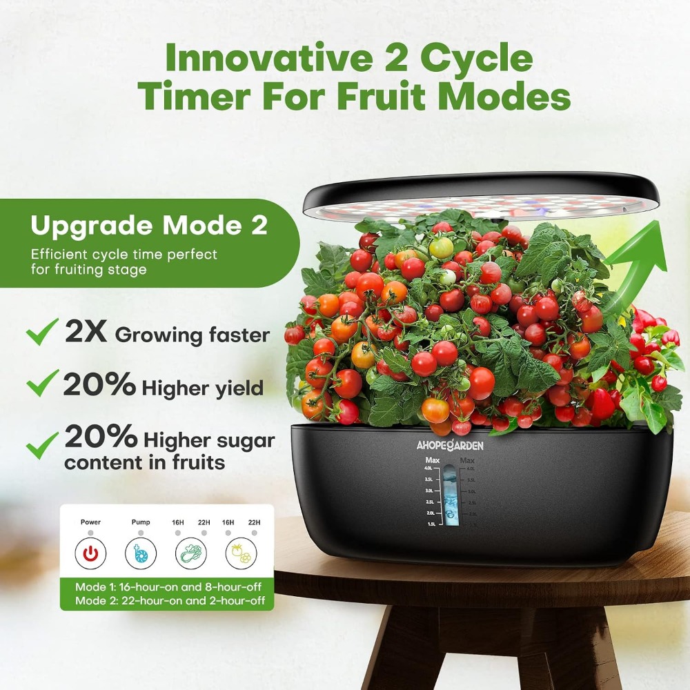 Jardín Hidropónico de 12 Macet - Indoor Herb Garden reseña y precio