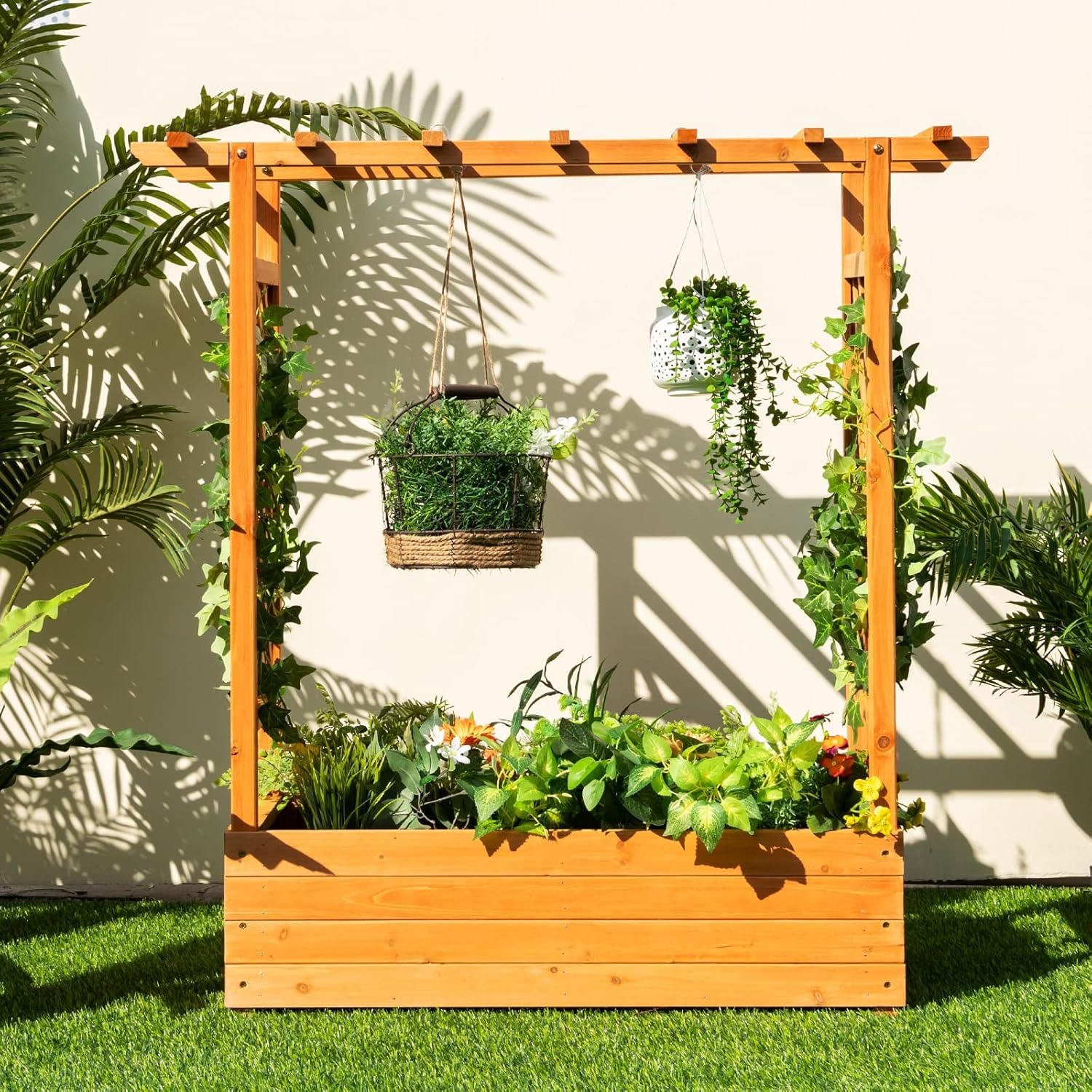 Jardinera Elevada de Madera co - Raised Garden Bed reseña y precio