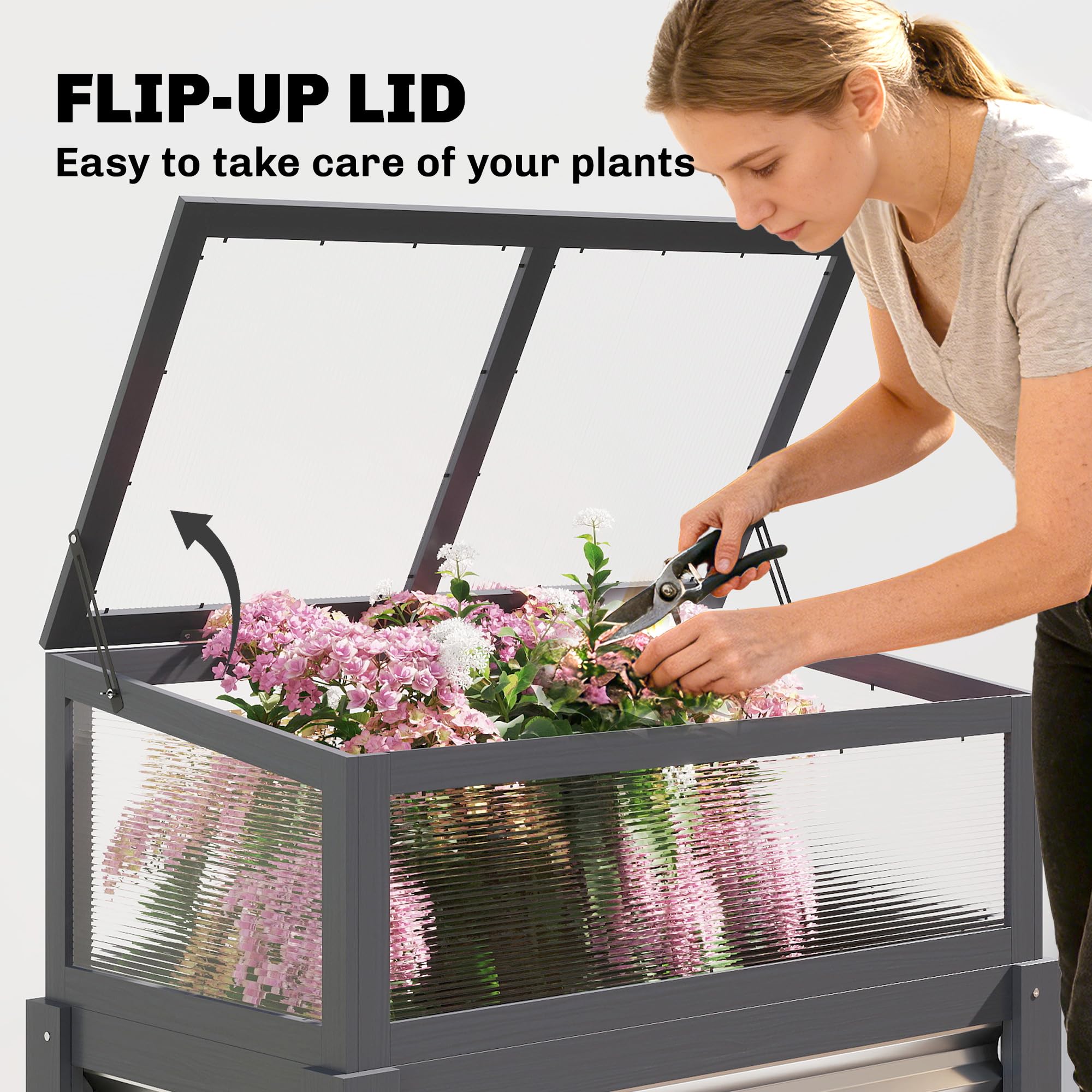 Cama de jardín elevada de made - Raised Garden Bed reseña y precio