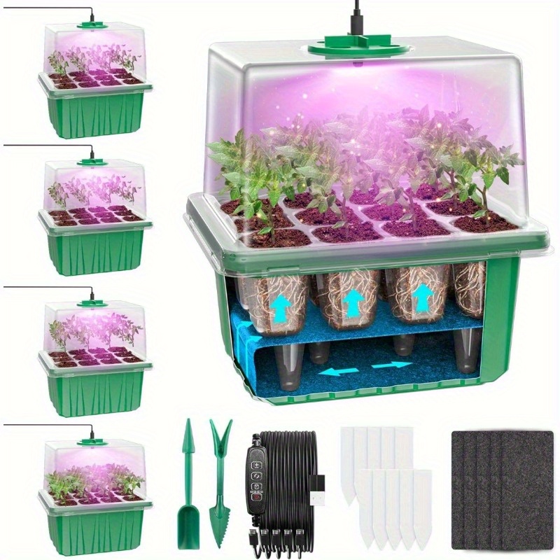 Luz LED de cultivo para planta - Seed Starter Tray reseña y precio