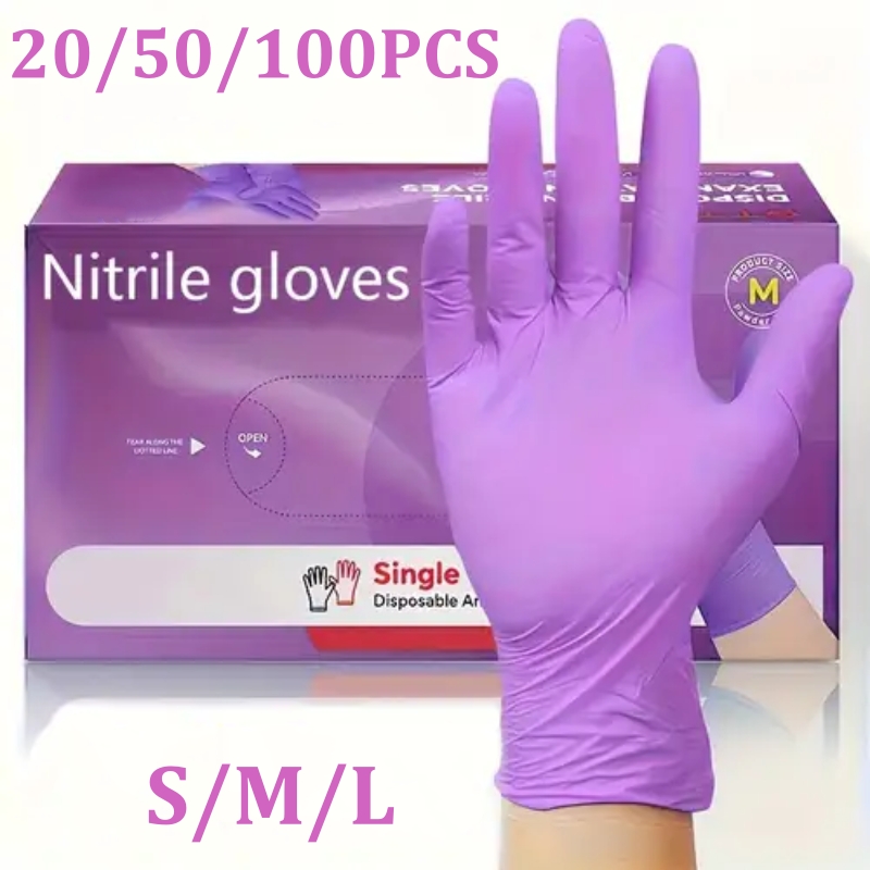 50/100 Uds guantes de nitrilo  - Garden Gloves reseña y precio
