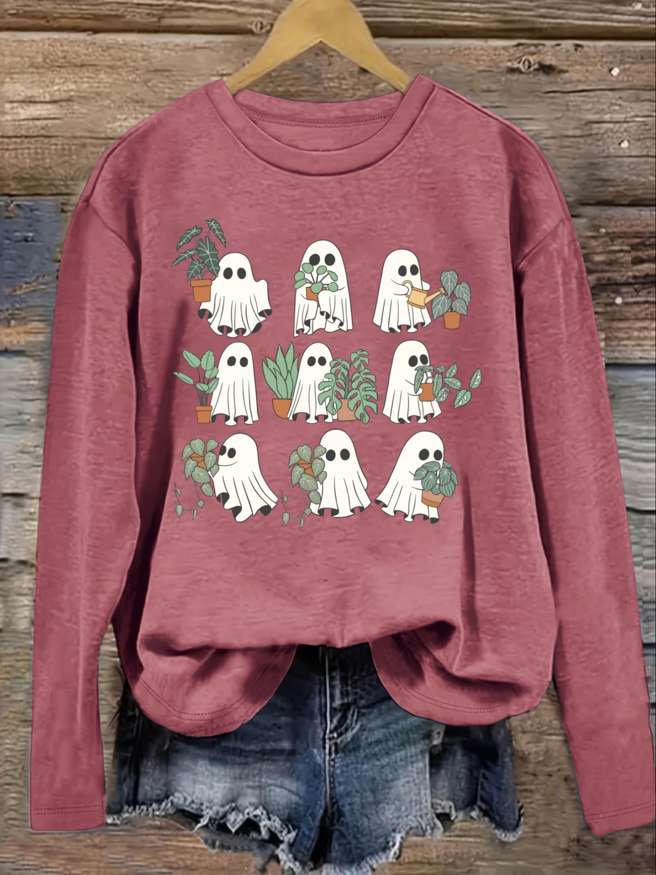 Camiseta Casual de Manga Larga - Plant Pot reseña y precio
