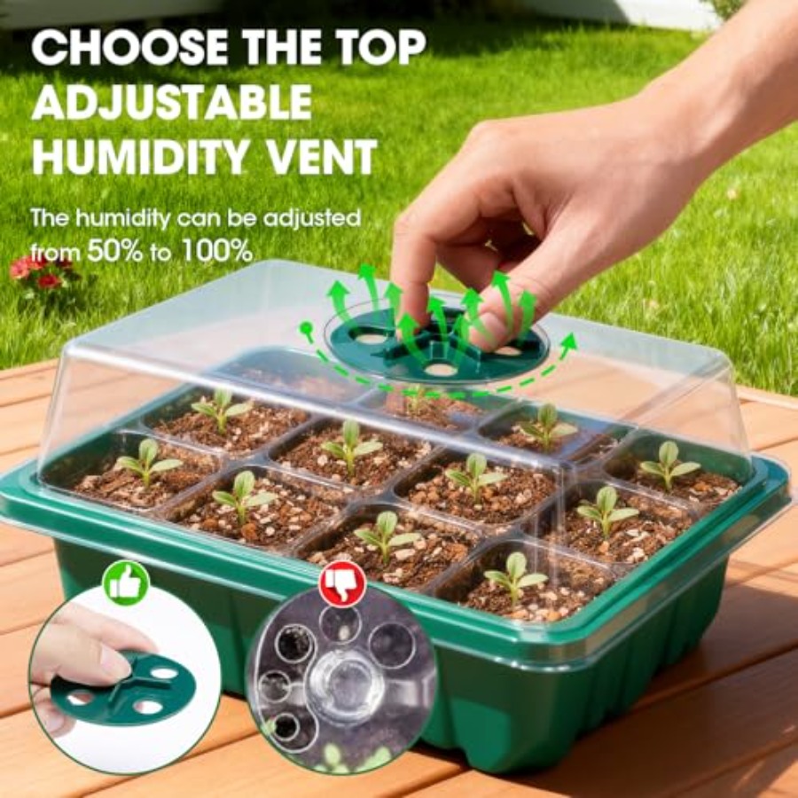 Paquete de 5 Bandejas de Germi - Seed Starter Tray reseña y precio