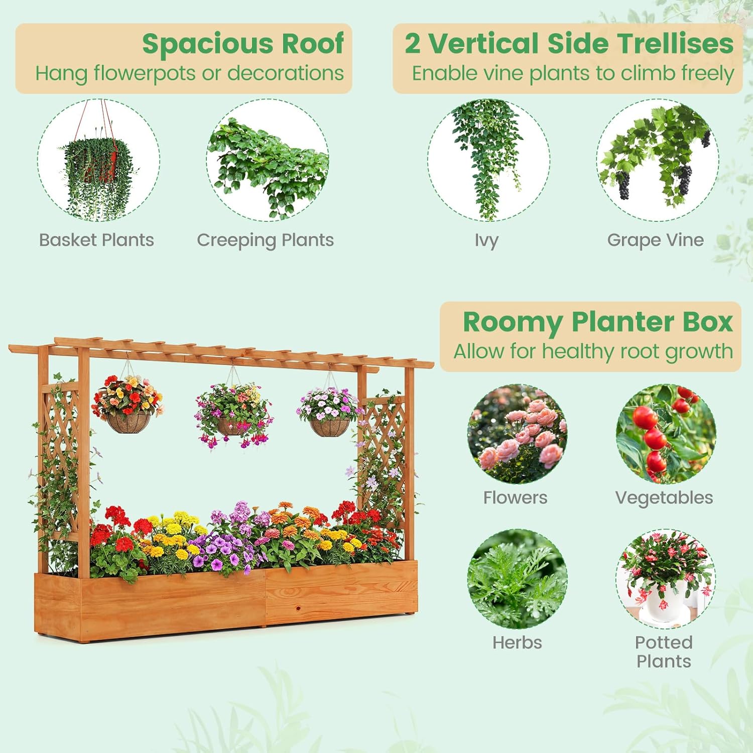 Jardinera Elevada para Patio E - Raised Garden Bed reseña y precio